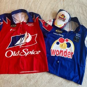 2 RICKY BOBBY JERSEYS AND HAT FOR DYNAMIC DUO PARTY OR HALLOWEEN COSTUME
